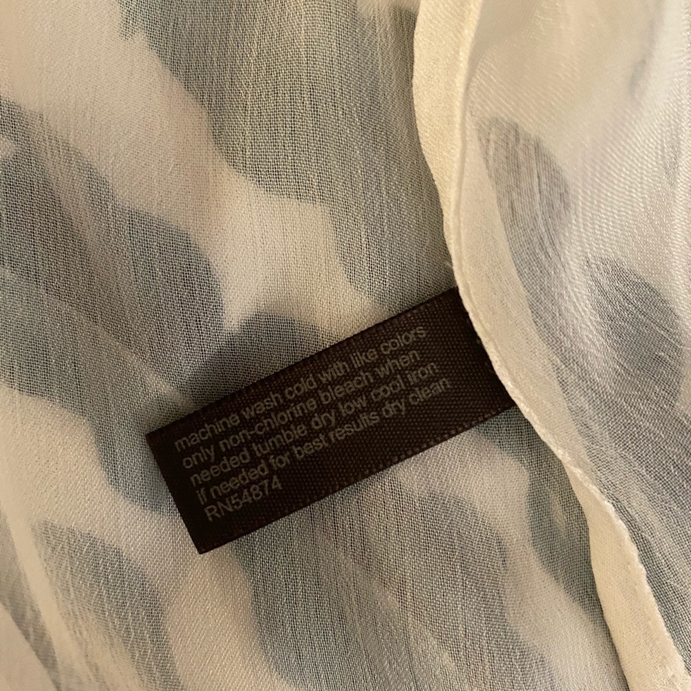 The Limited Sheer Ruffled Blouse - Picture 10 of 10
